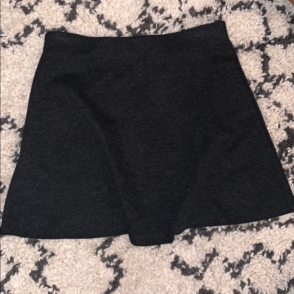 Charcoal Grey Mini Skirt